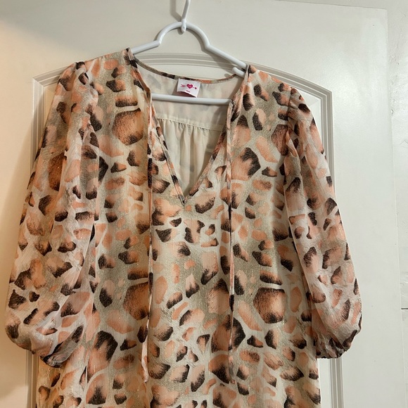Buddy Love Leopard Print Pamela Caftan Maxi Dress‎ - Picture 7 of 8